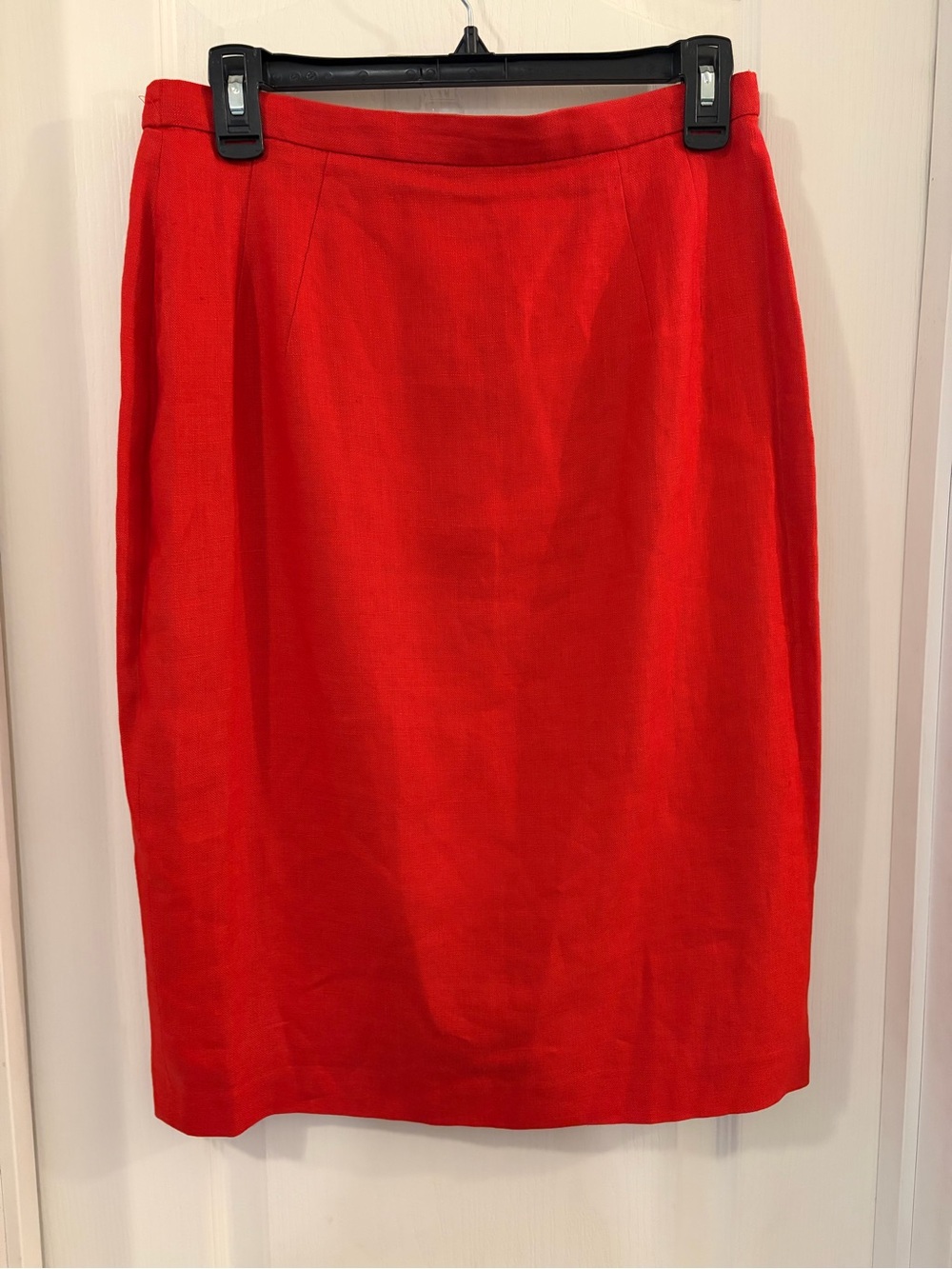 Donna Morgan Vintage Vibrant Red Skirt Set with Bow Accents - Picture 10 of 15